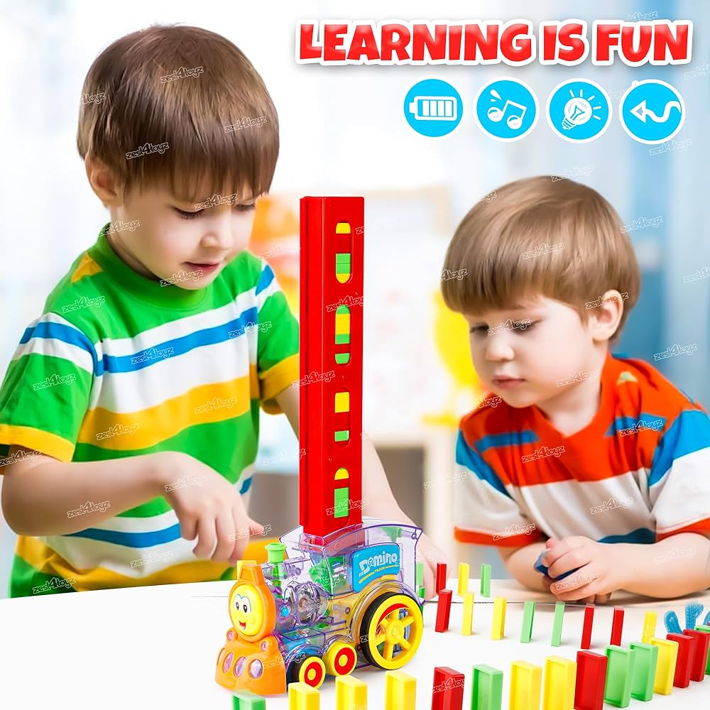 Domino Train Blocks Set (60 Blocks)