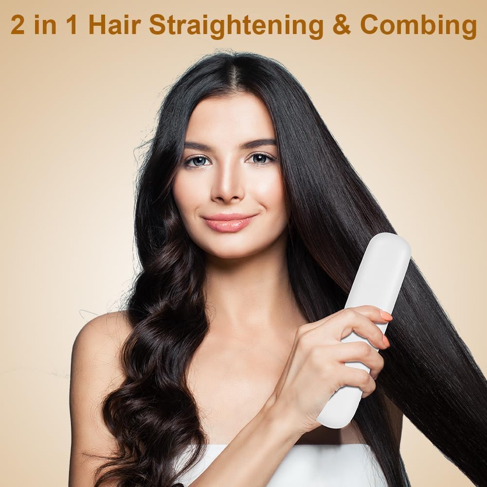 Denx - Wireless Hair Straightener دنكس - مكواة فرد الشعر اللاسلكية