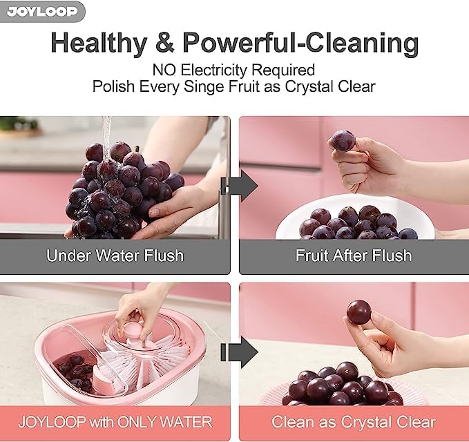 Manual Fruit Washer – Fast, Eco-Friendly