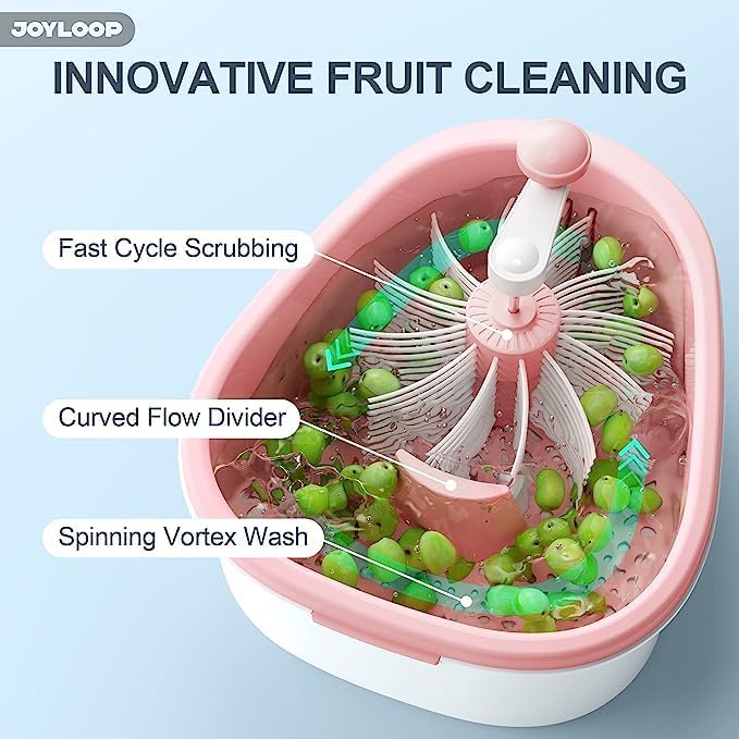 Manual Fruit Washer – Fast, Eco-Friendly