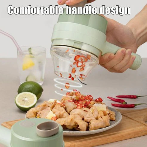 Meet & Vagitable Recharable Wireless Electric Chopper