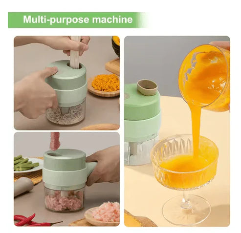 Meet & Vagitable Recharable Wireless Electric Chopper
