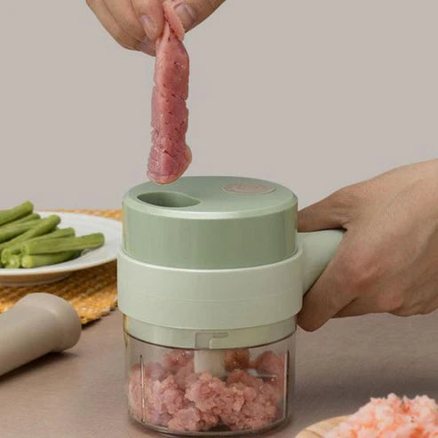 Meet & Vagitable Recharable Wireless Electric Chopper