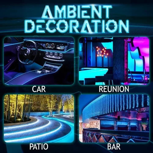 CARS, BIKES NEON LIGHT STRIPS | 2M