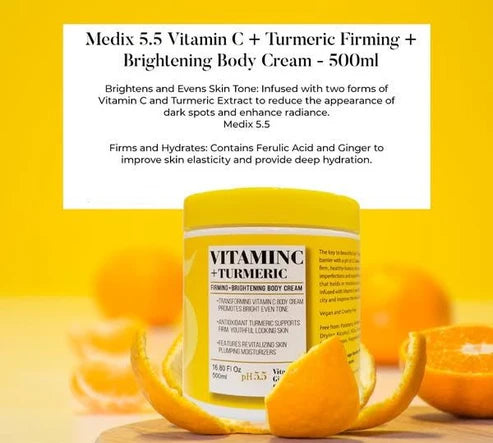 Vitamin C + Turmeric - Body Cream